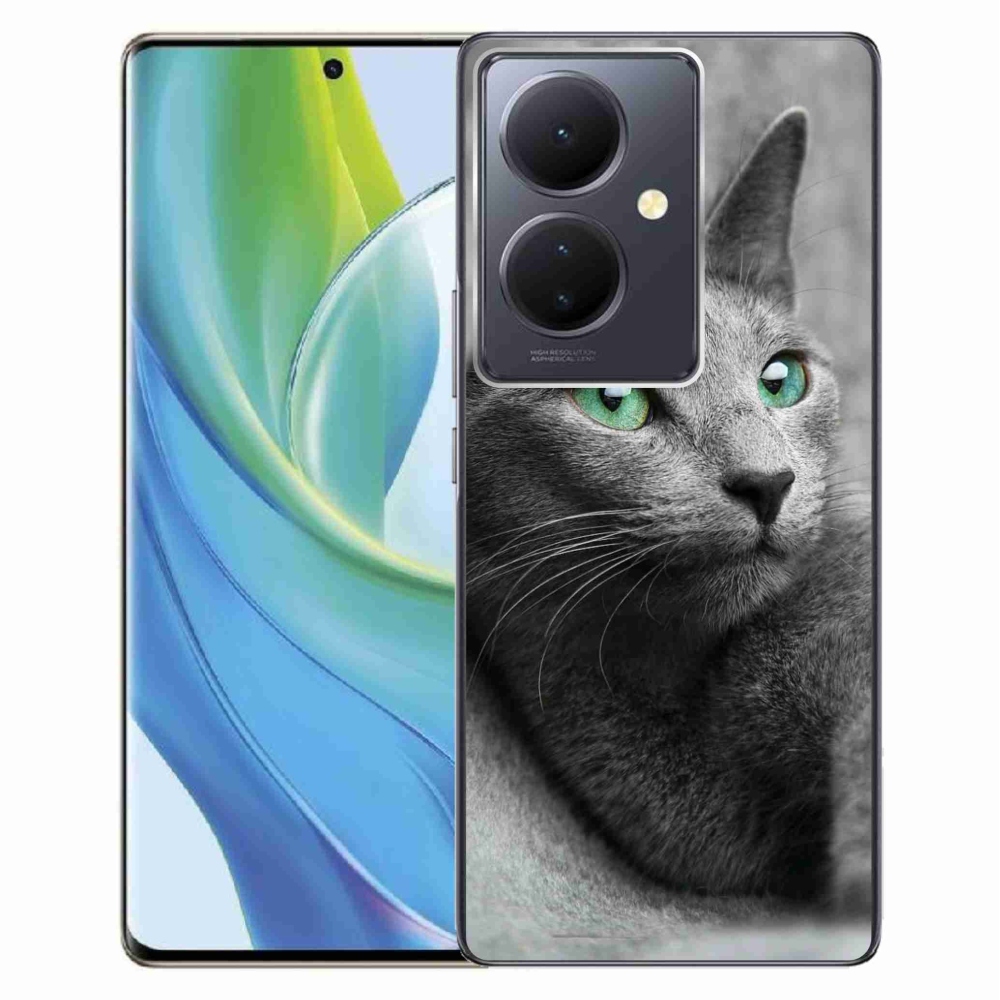 Gelový kryt mmCase na Vivo V29 Lite 5G - kočka 2
