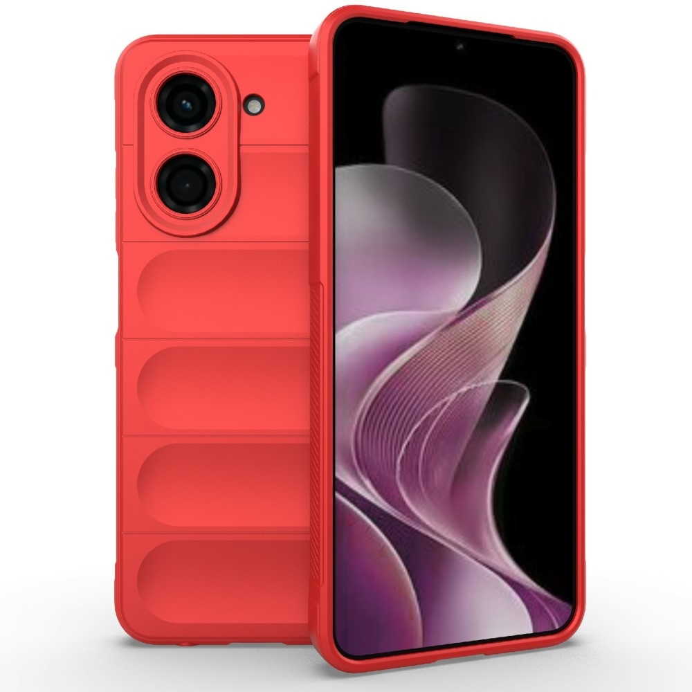 Rugg odolný gelový obal na Xiaomi Redmi A5 (171.7x77.8x8.3mm) - červený