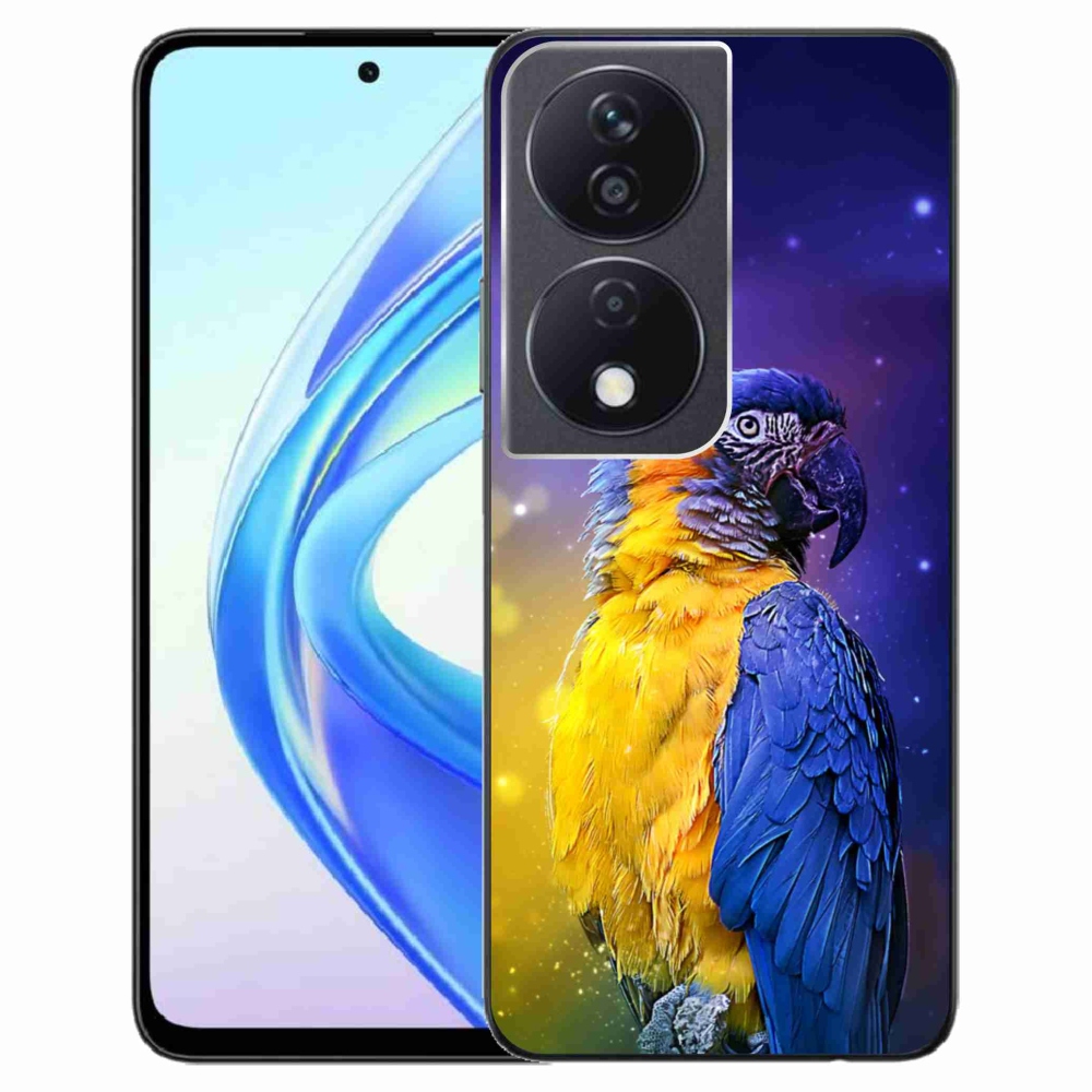 Gelový obal mmCase na Honor X7b/Honor 90 Smart - papoušek ara 1