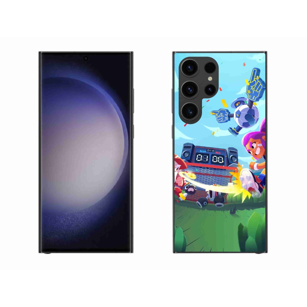 Gelový kryt mmCase na Samsung Galaxy S23 Ultra 5G - brawl stars 1