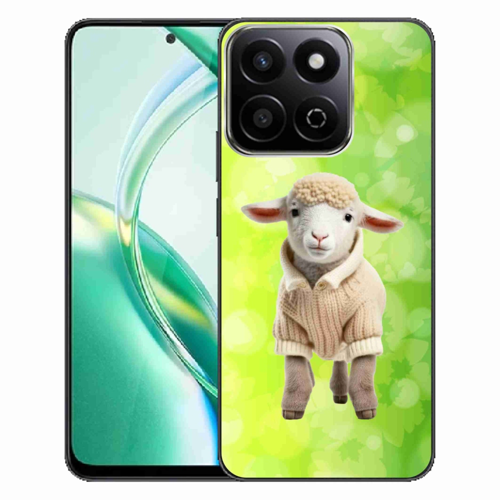 Gelový kryt mmCase na Honor 200 Smart 5G - jehně ve svetru