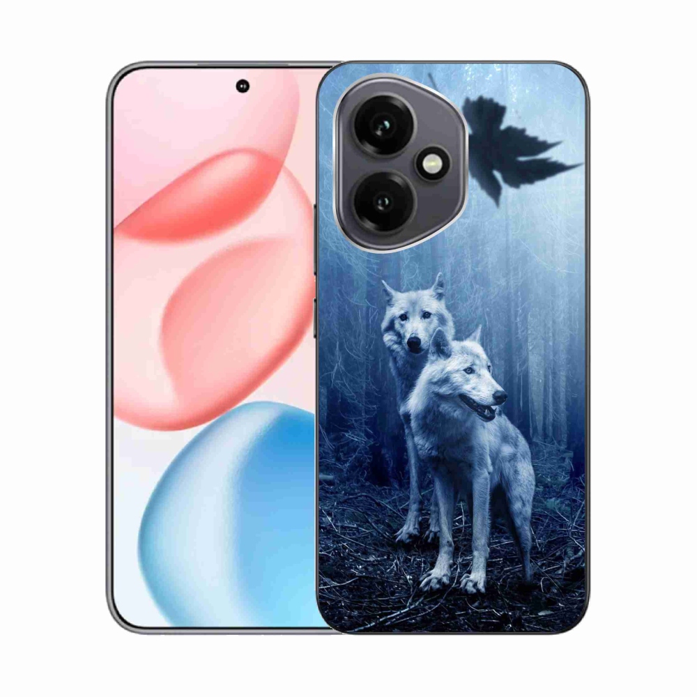 Gelový kryt mmCase na Honor 400 - vlci v lese