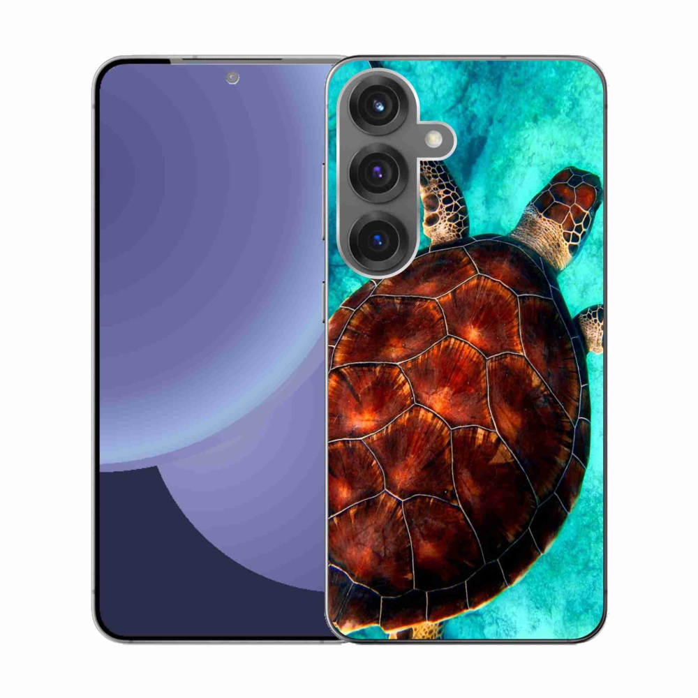 Gelový kryt mmCase na Samsung Galaxy S25 - želva