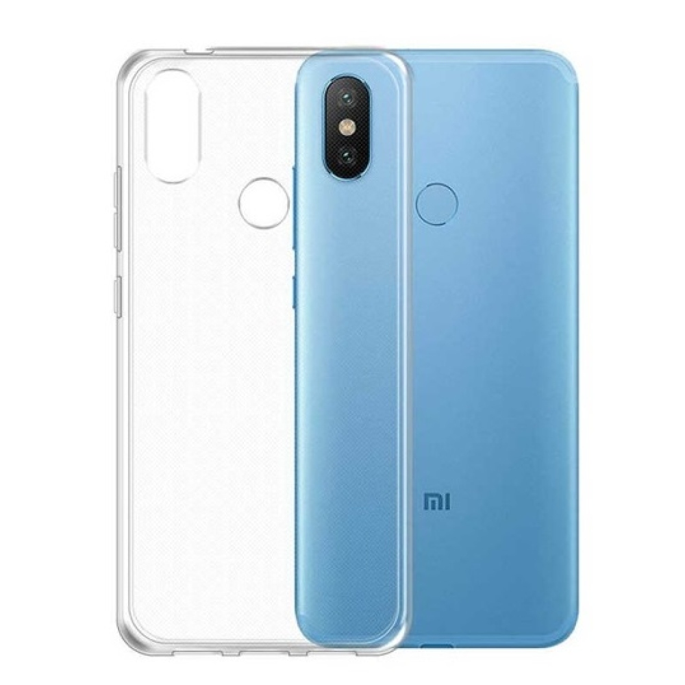 Průhledný gelový obal na Xiaomi Mi A2 Lite - průhledný