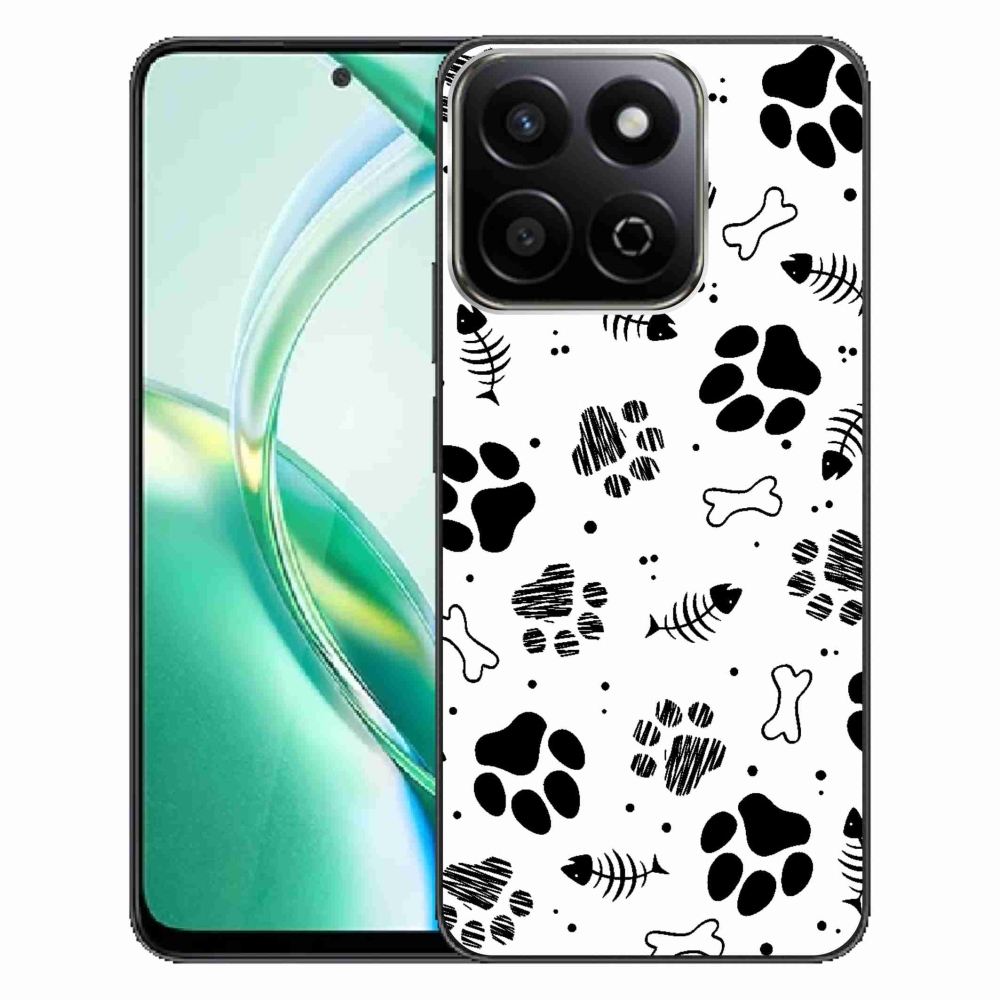 Gelový kryt mmCase na Honor 200 Smart 5G - psí tlapky 1