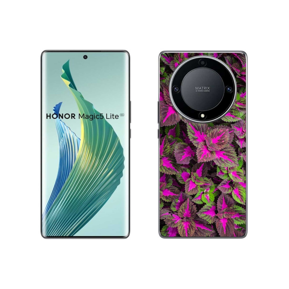 Gelový kryt mmCase na Honor Magic 5 Lite 5G - květiny 10