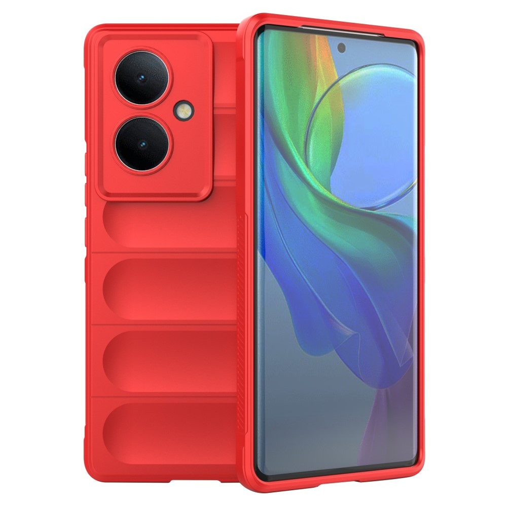 Rugg odolný gelový obal na Vivo V29 Lite 5G - červený