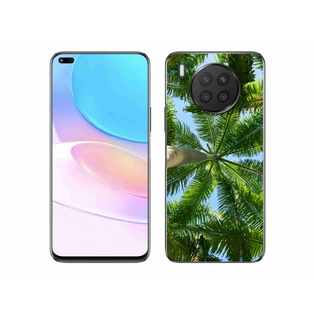 Gelový kryt mmCase na Huawei Nova 8i - palmy