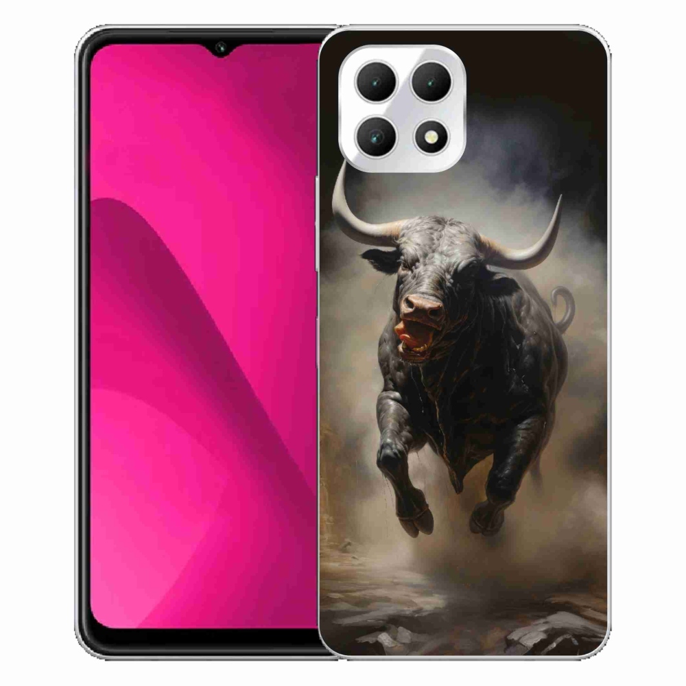 Gelový kryt mmCase na T-Mobile T Phone 2 - rozzuřený býk