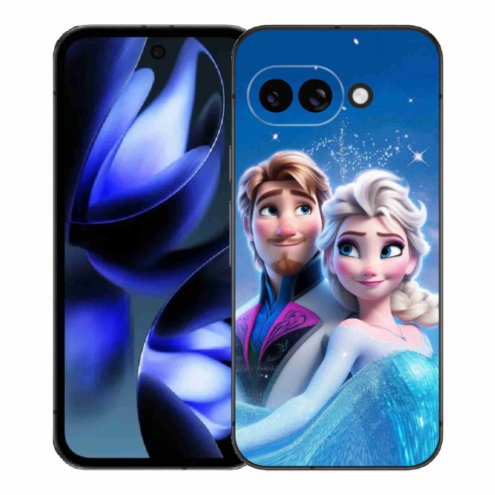 Gelový kryt mmCase na Google Pixel 9a - ledové království 1