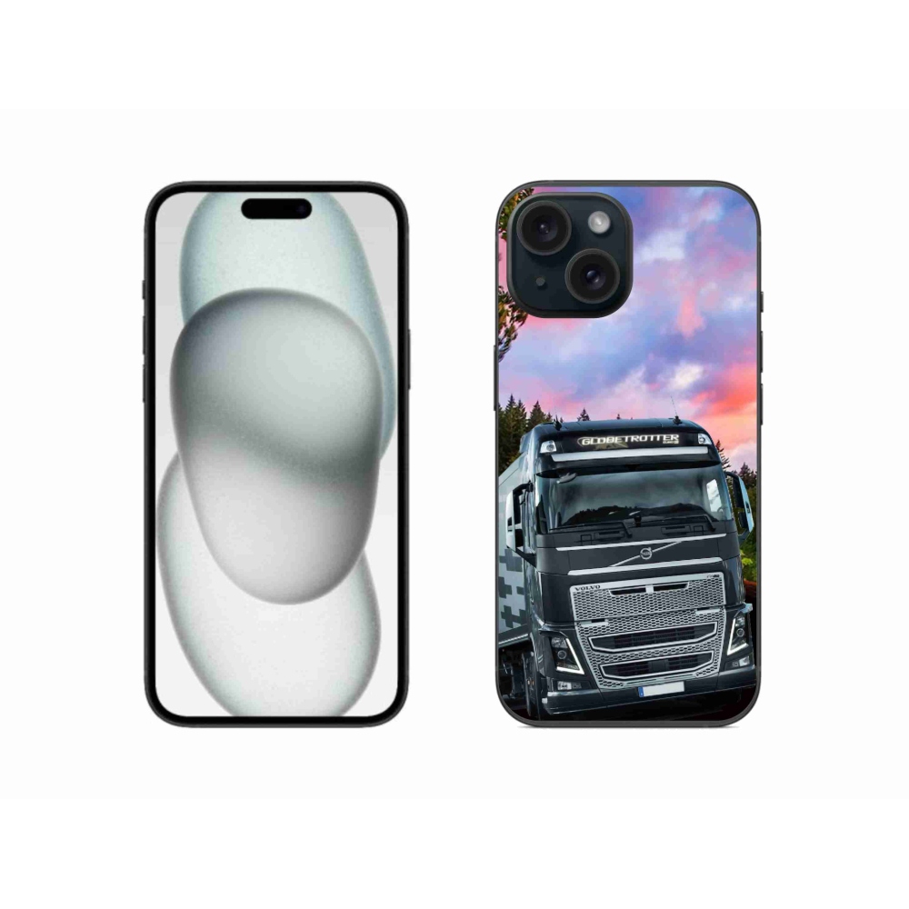 Gelový kryt mmCase na iPhone 15 - kamion 2