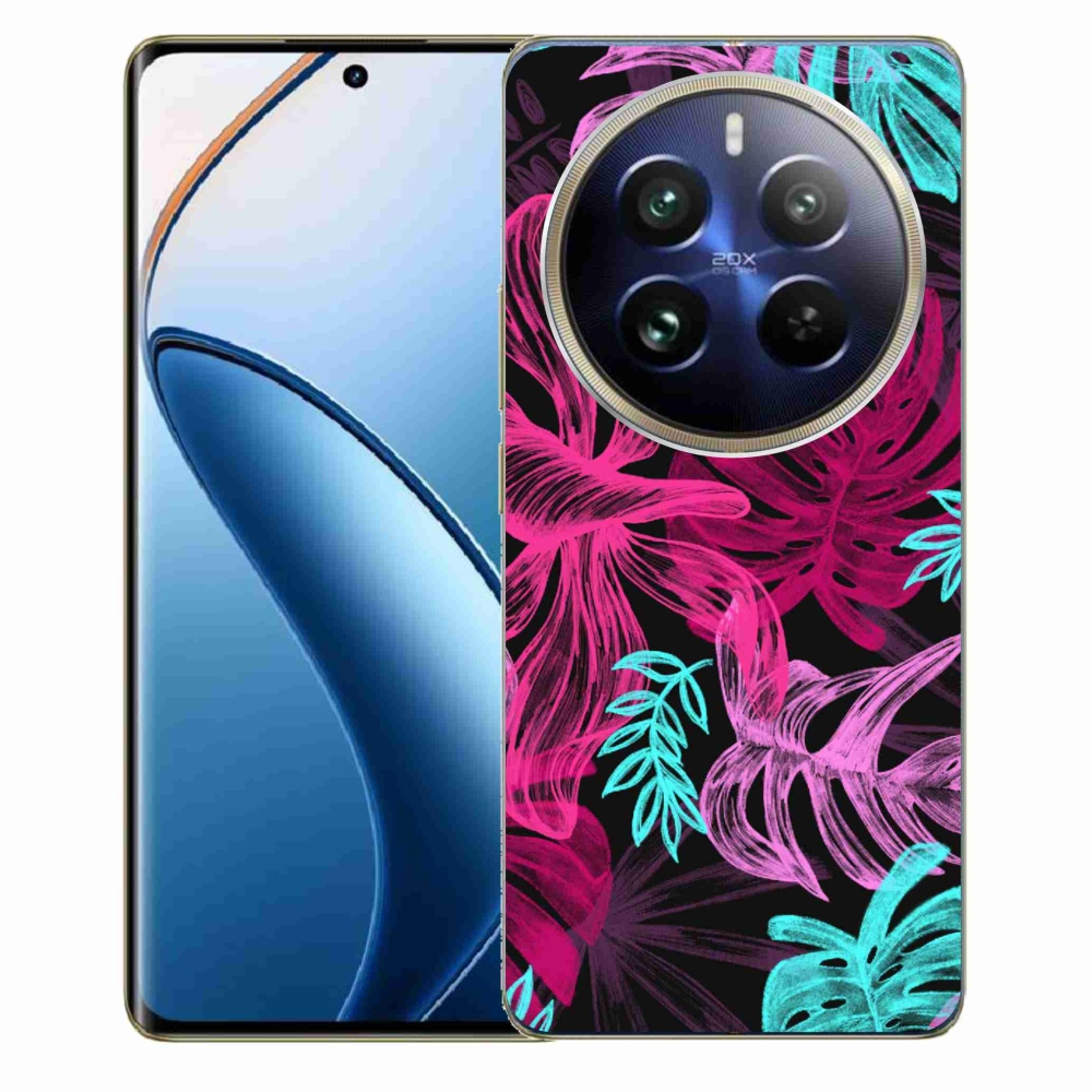 Gelový kryt mmCase na Realme 12 Pro 5G/12 Pro+ 5G - květiny 1