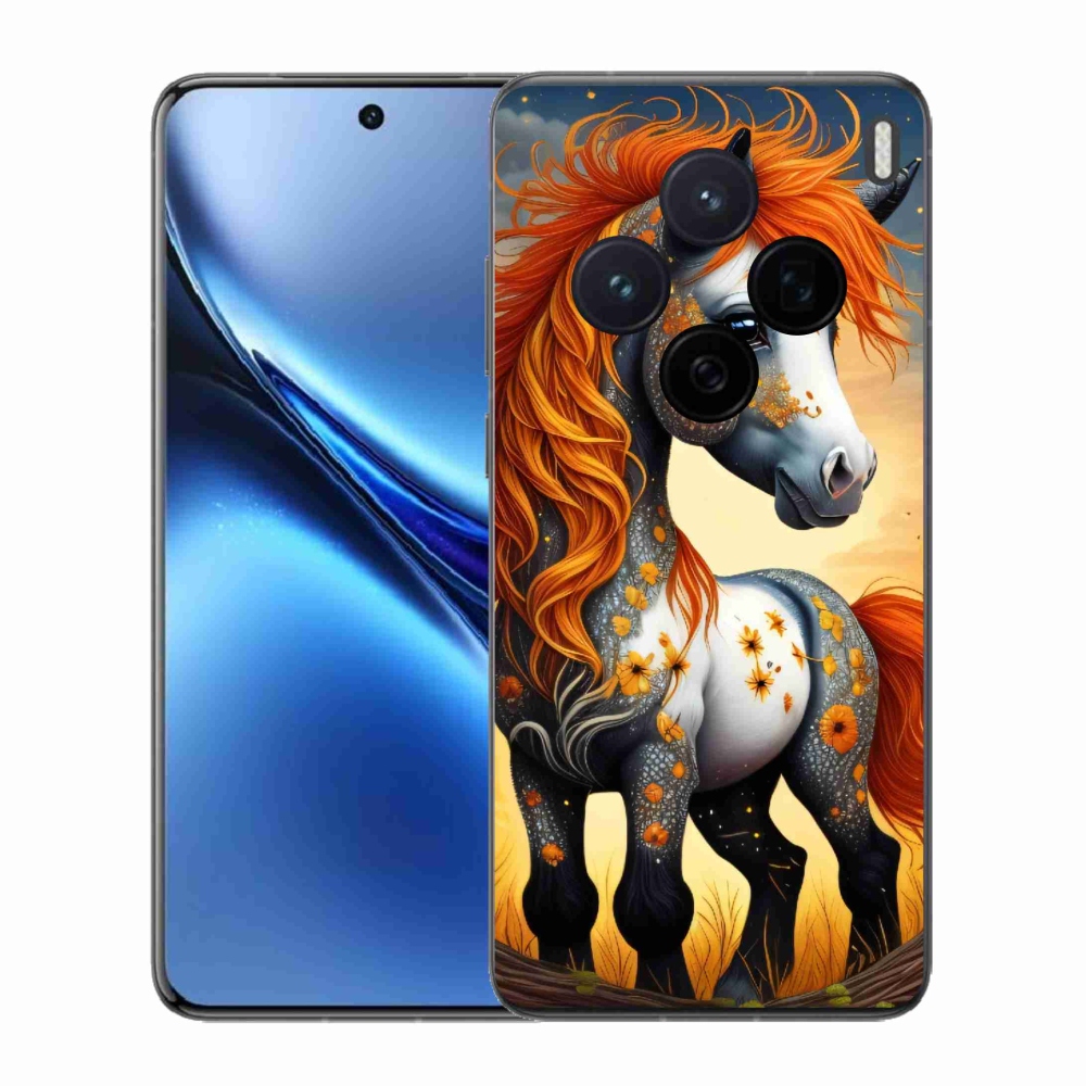 Gelový kryt mmCase na Vivo X200 5G - barevný poník