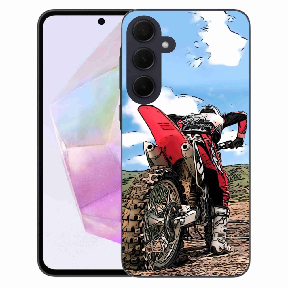 Gelový kryt mmCase na Samsung Galaxy A35 5G - moto