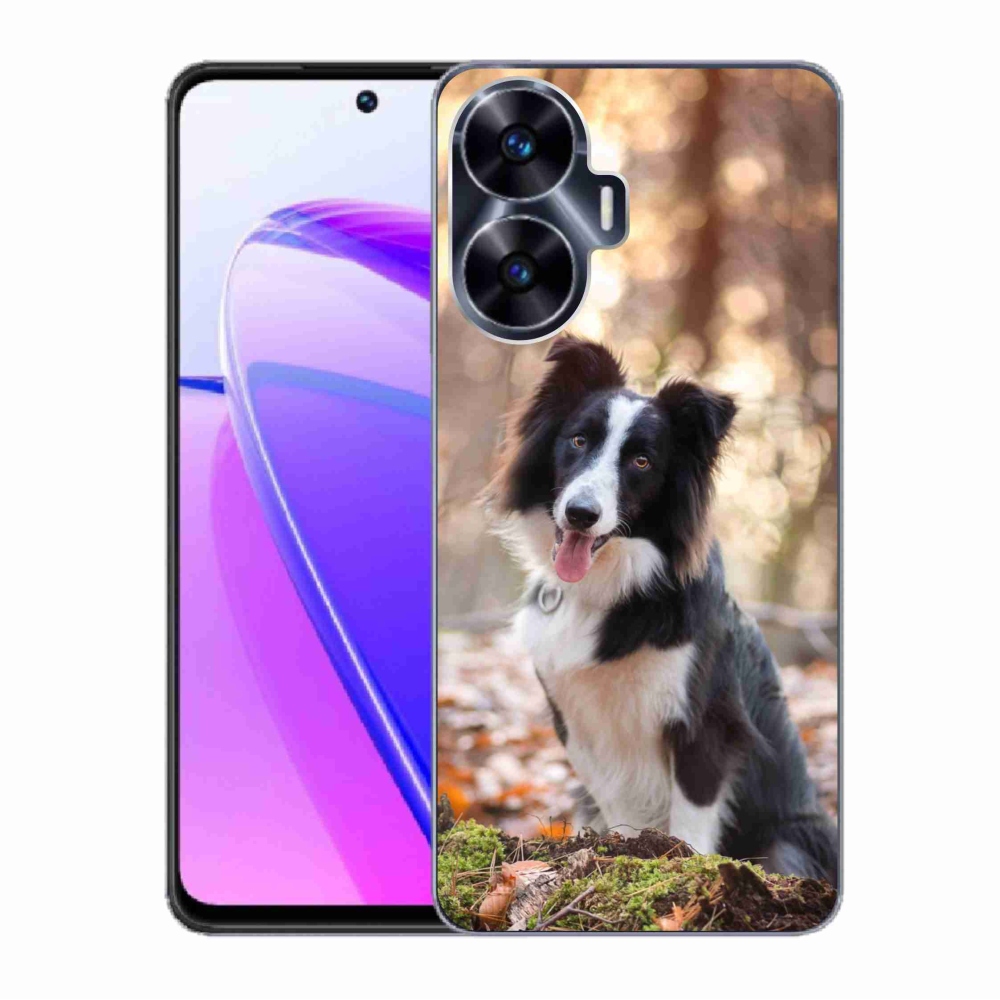 Gelový obal mmCase na Realme C55 - border kolie 1
