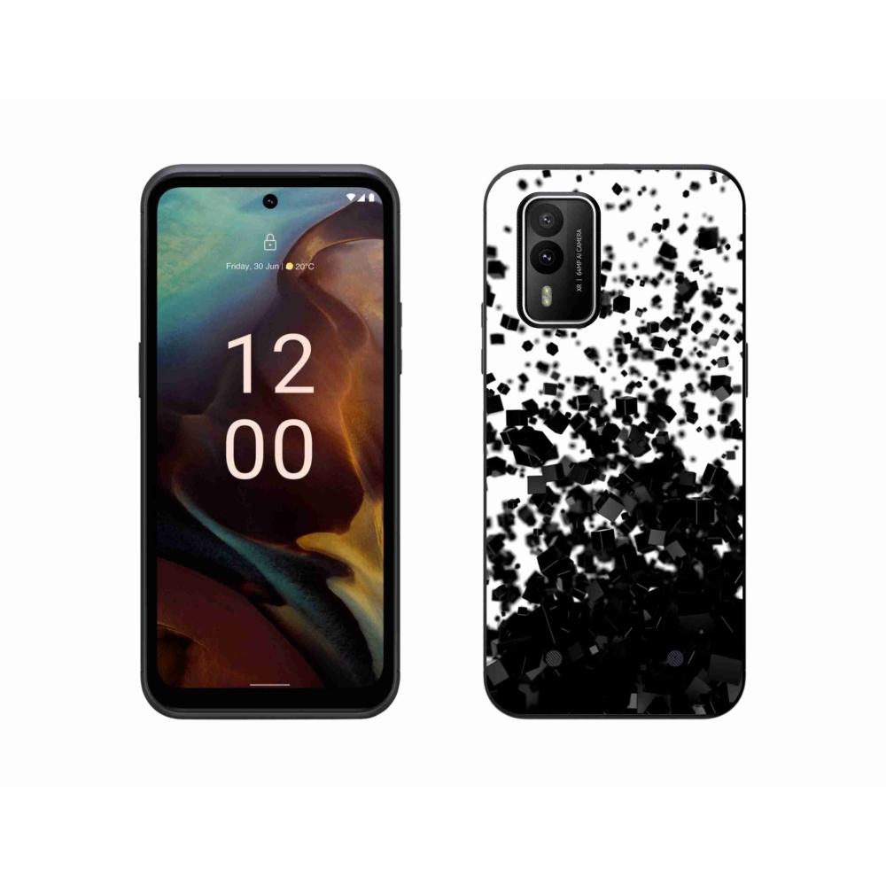 Gelový kryt mmCase na Nokia XR21 - abstraktní vzor 1