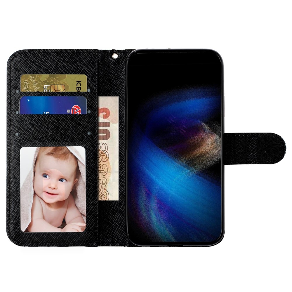 Decor knížkové pouzdro pro Xiaomi Poco C65/Redmi 13C 4G/5G - kočka