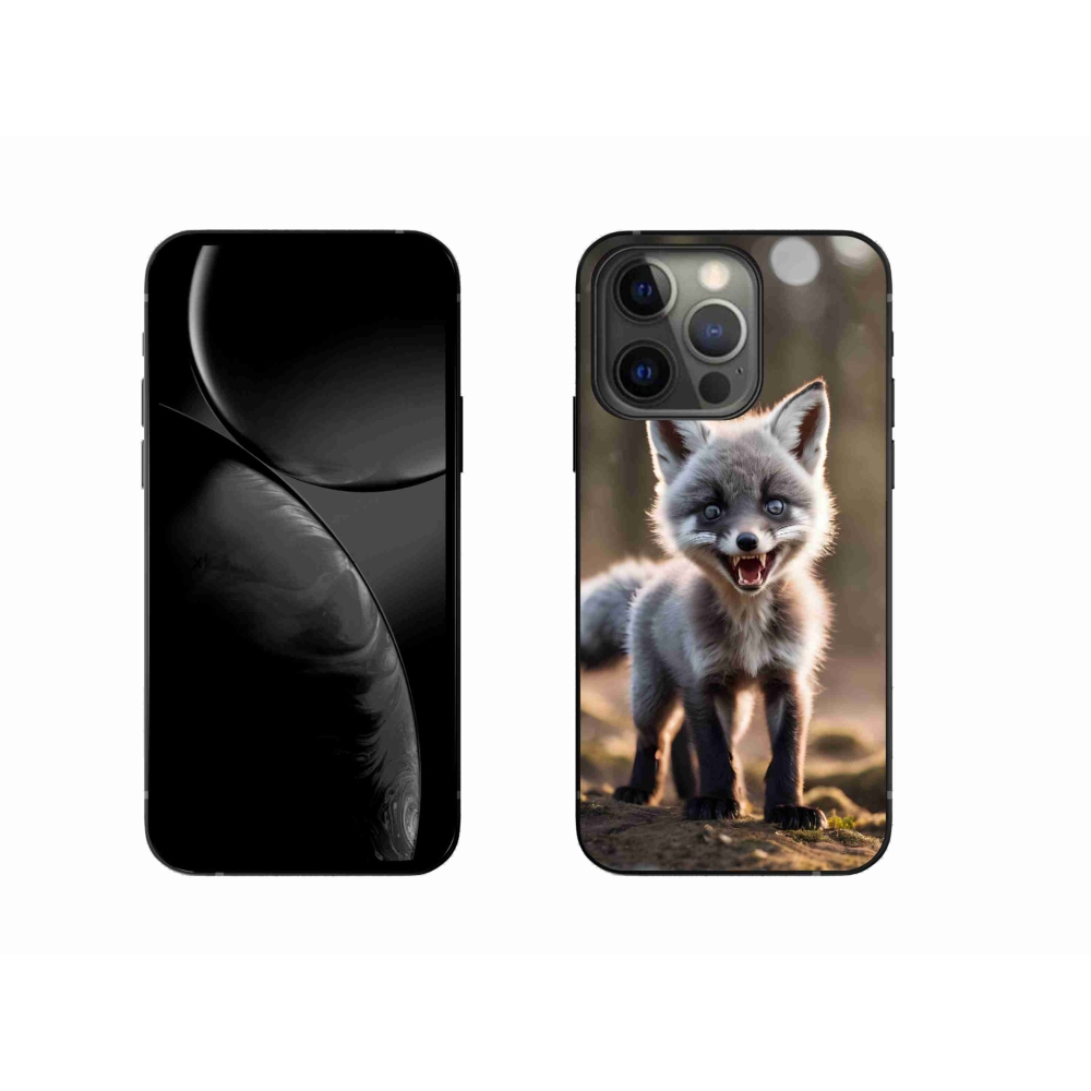 Gelový kryt mmCase na iPhone 13 Pro - rozzuřená liška