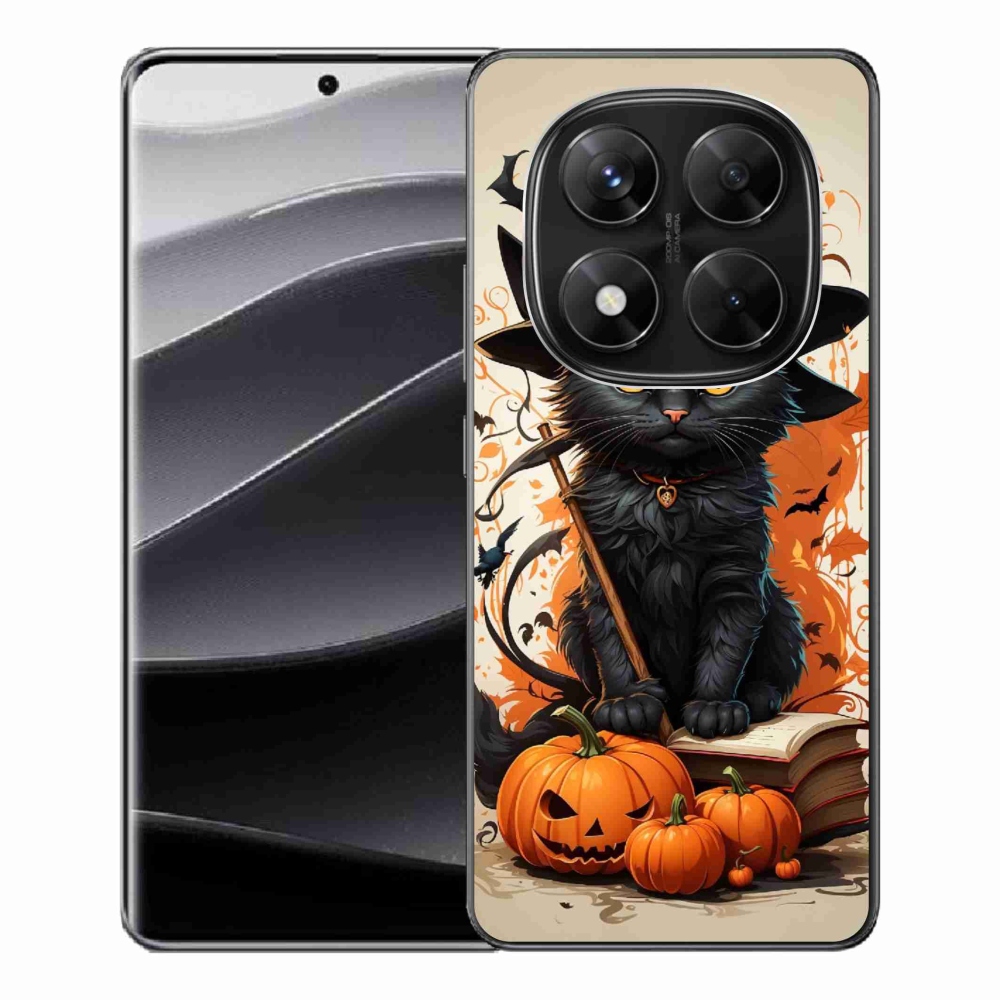 Gelový kryt mmCase na Xiaomi Redmi Note 14 Pro 5G/Poco X7 5G - kocour čaroděj