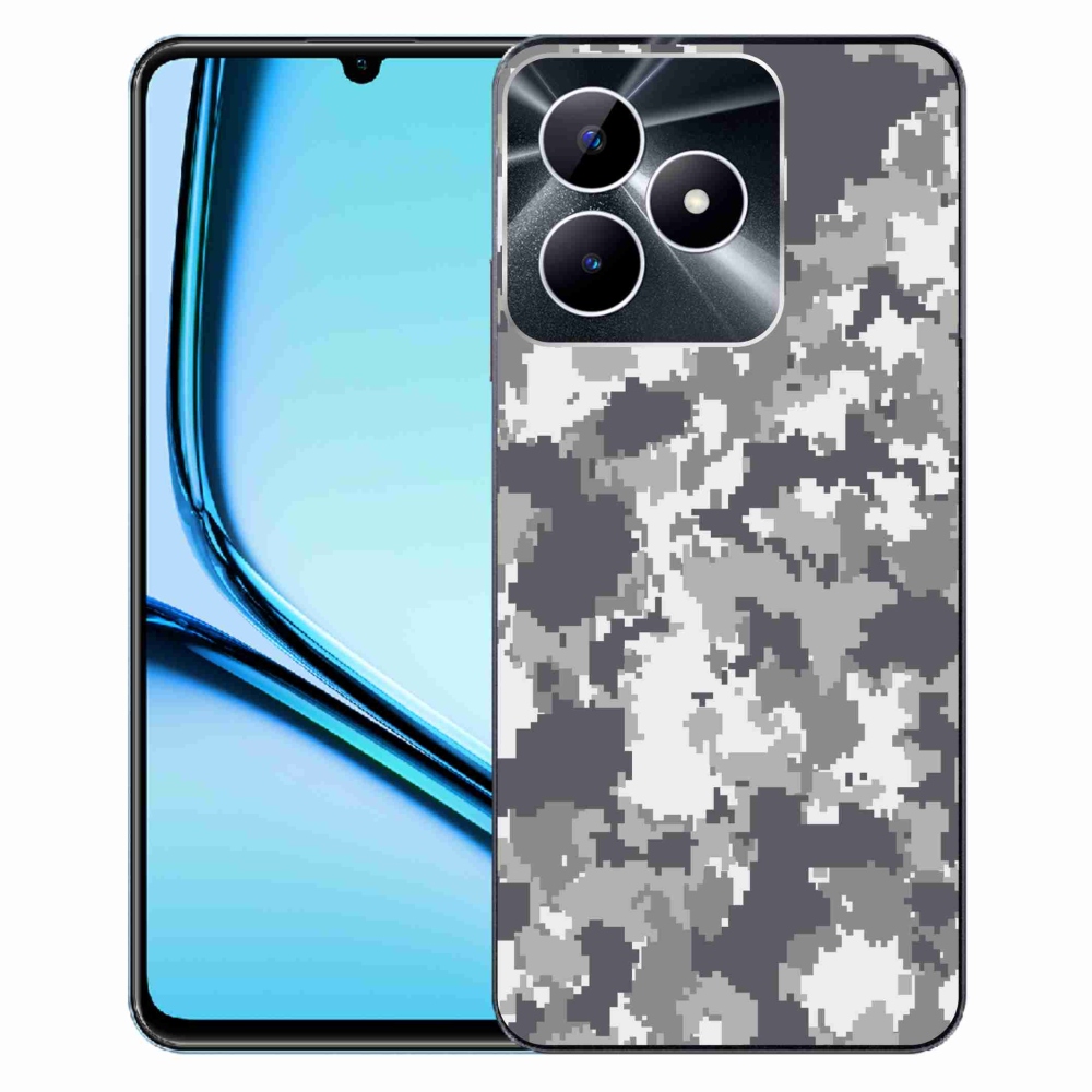 Gelový kryt mmCase na Realme Note 50 - maskáčový vzor 2