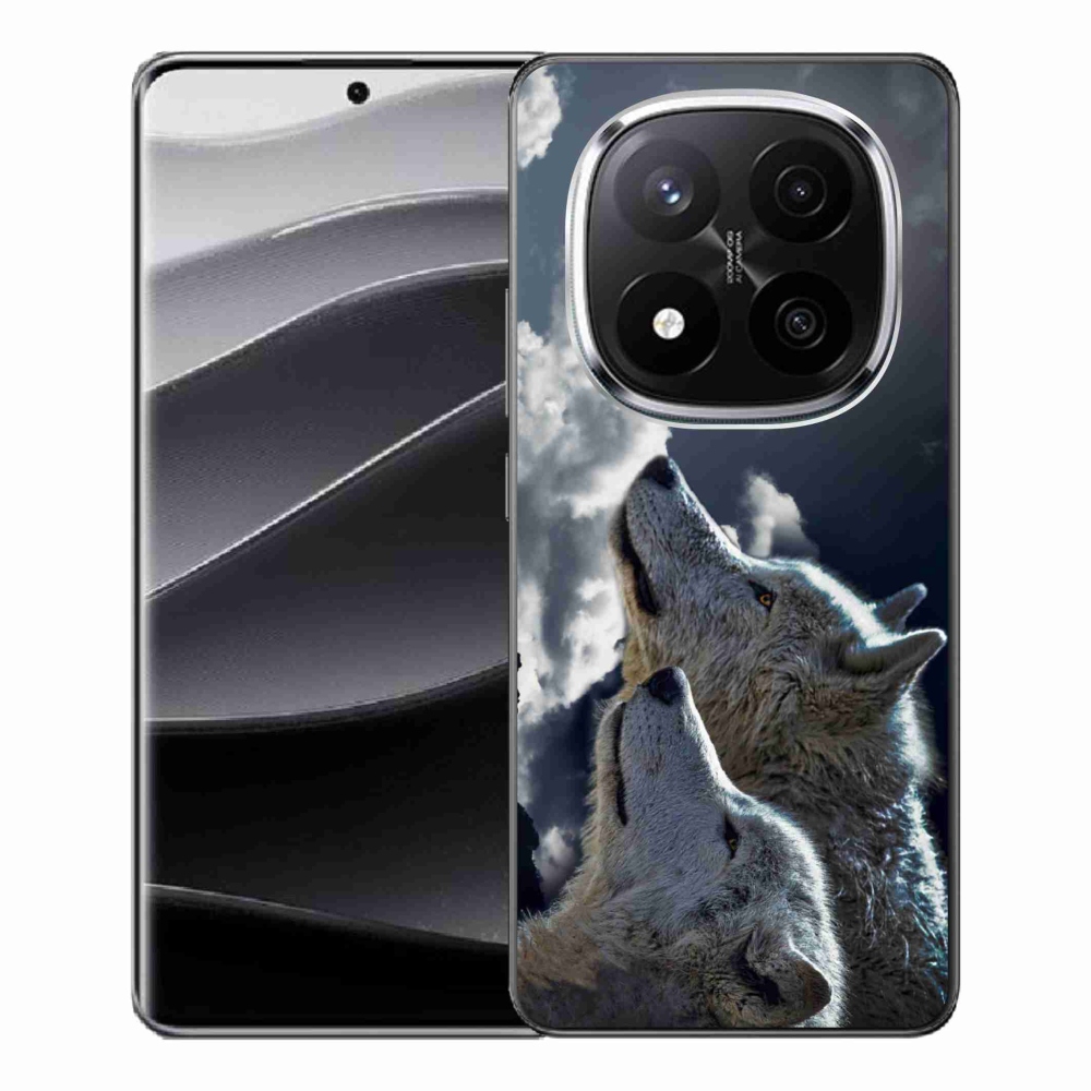 Gelový kryt mmCase na Xiaomi Redmi Note 14 Pro+ 5G - vlci