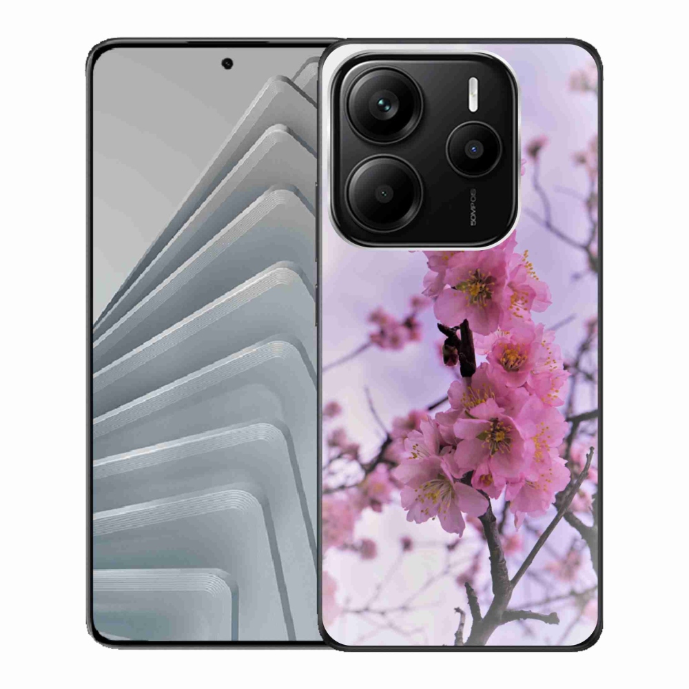 Gelový kryt mmCase na Xiaomi Redmi Note 14 5G - květiny 7