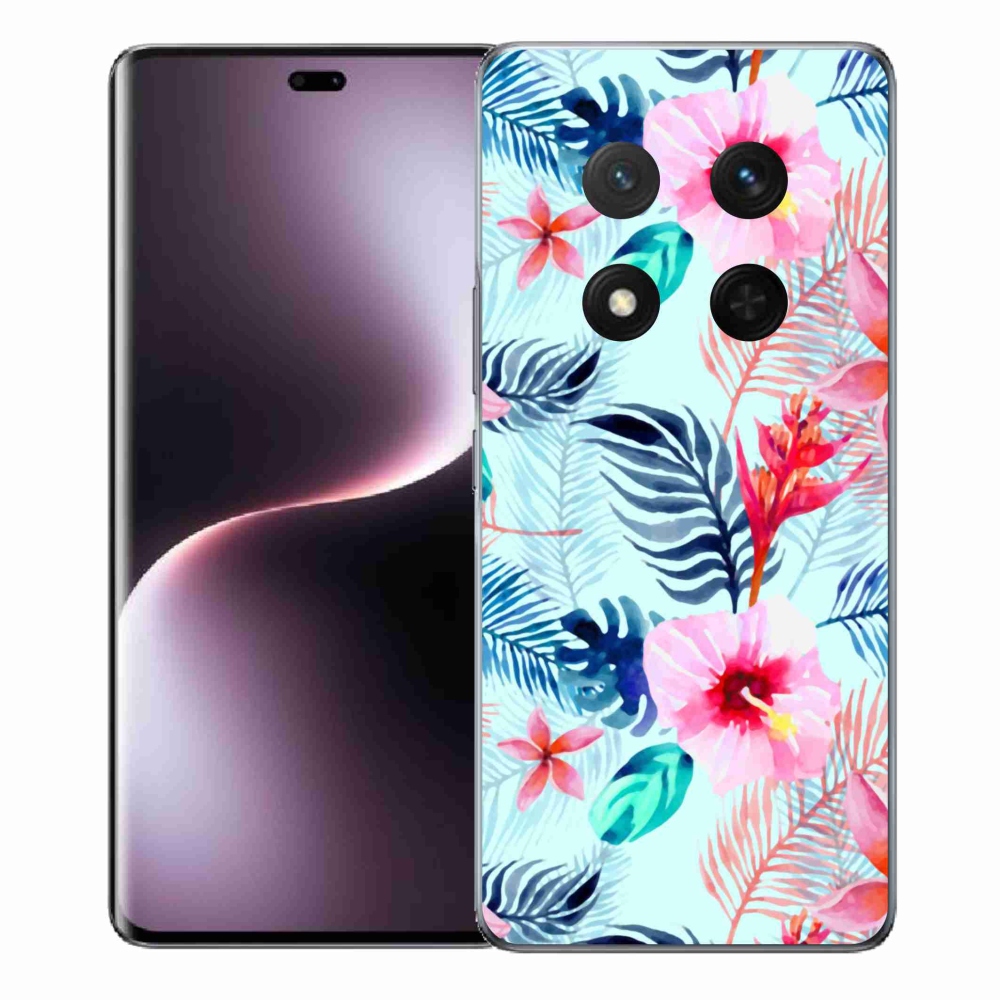 Gelový kryt mmCase na Honor Magic 7 Lite 5G - květiny