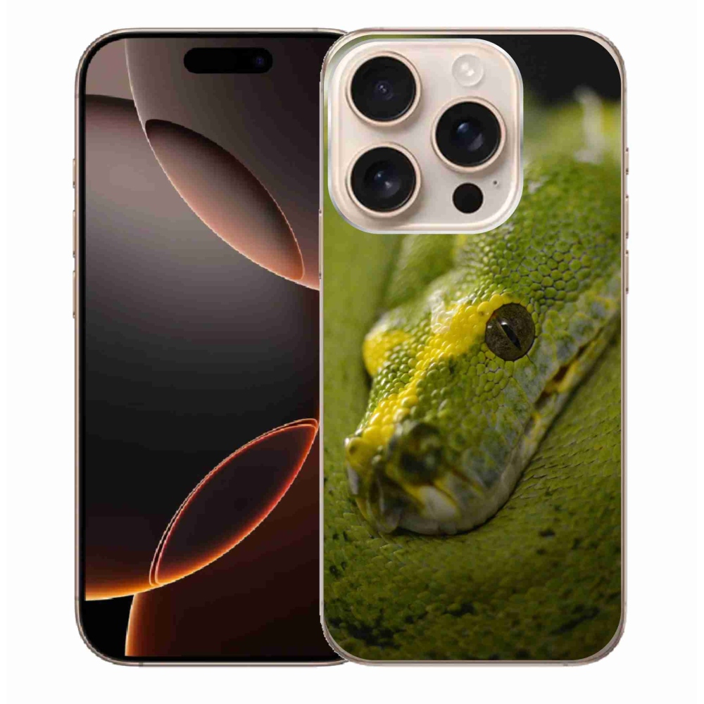 Gelový kryt mmCase na iPhone 16 Pro Max - had 2