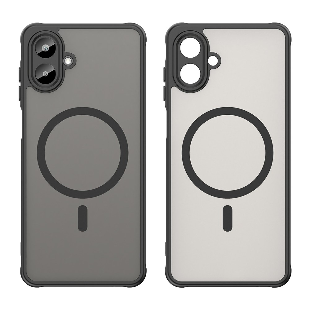 Case matný gelový obal s MagSafe na Samsung Galaxy A07 4G - černý