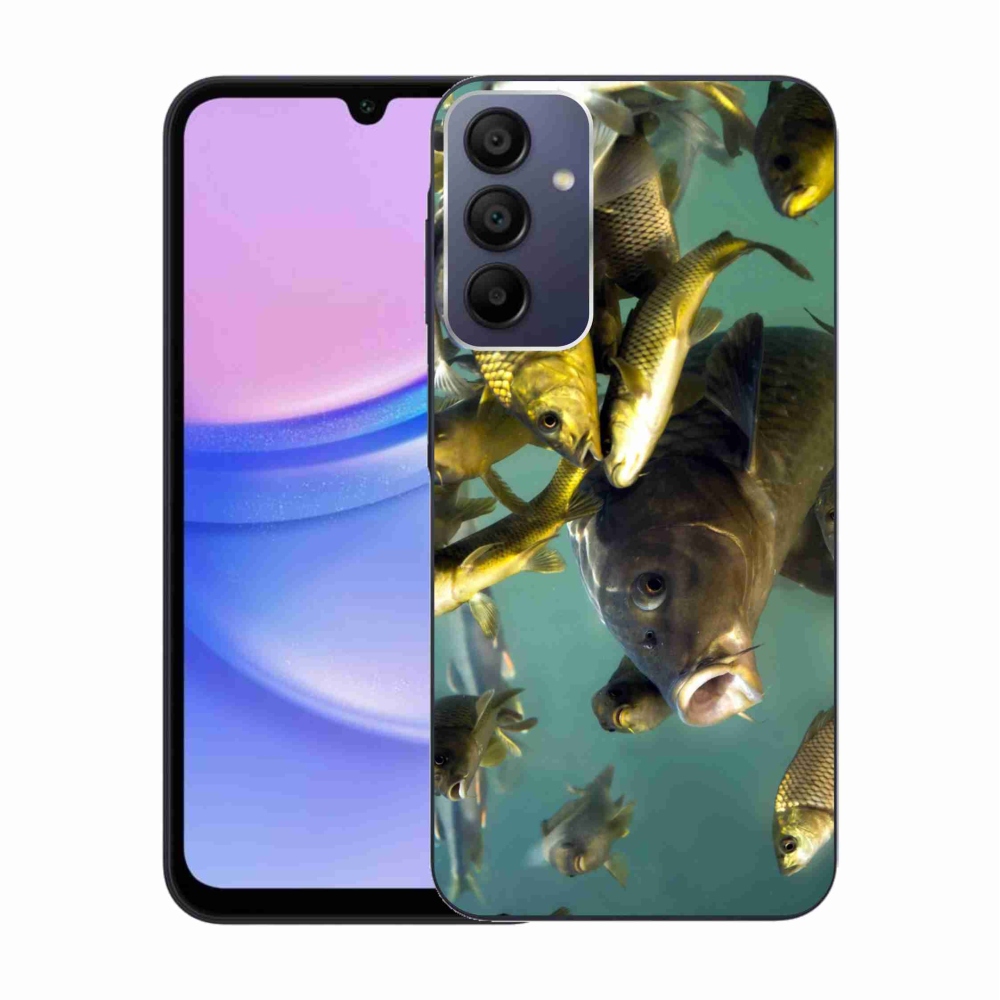 Gelový obal mmCase na Samsung Galaxy A15 4G/5G - hejno ryb