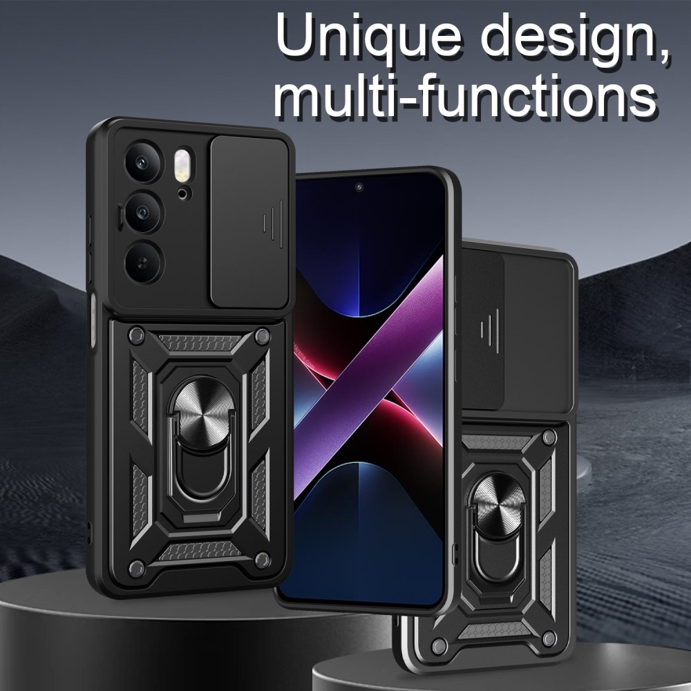 Slide odolný kryt na Realme 14x 5G/Realme C75 - černý