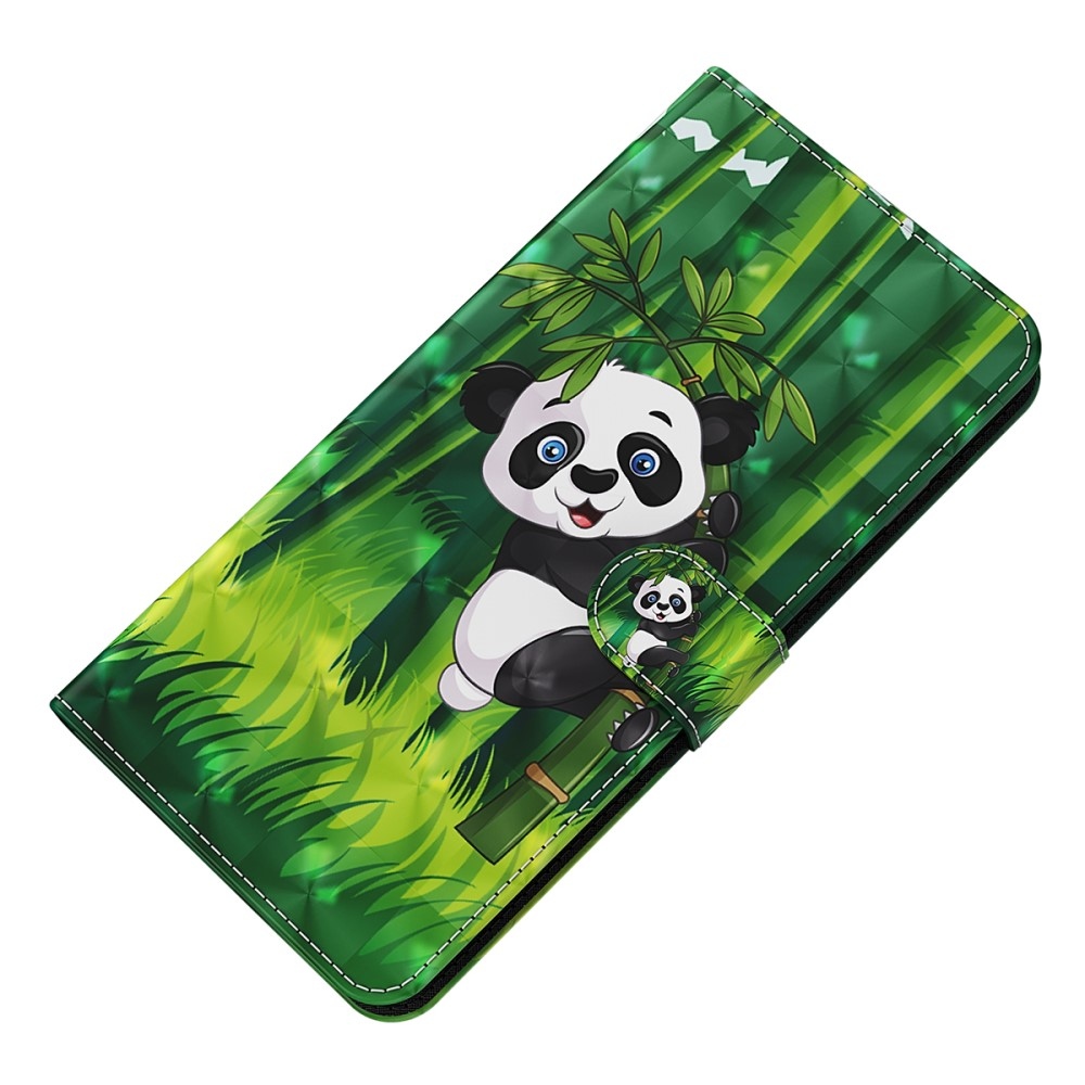 Print knížkové pouzdro na Samsung Galaxy S24+ - panda na bambusu