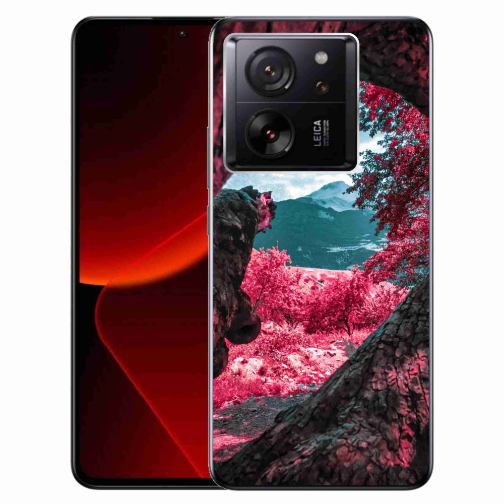 Gelový kryt mmCase na Xiaomi 13T/13T Pro - výhled na hory