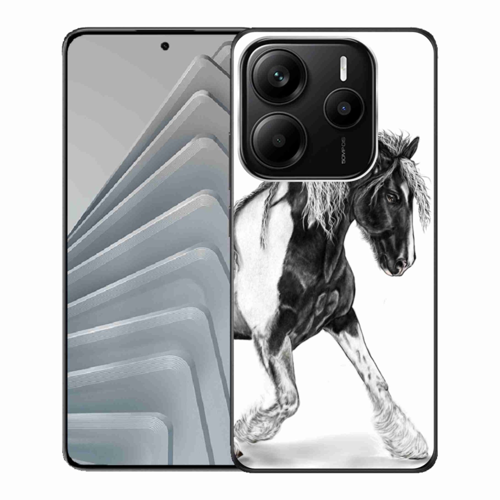Gelový kryt mmCase na Xiaomi Redmi Note 14 5G - kůň