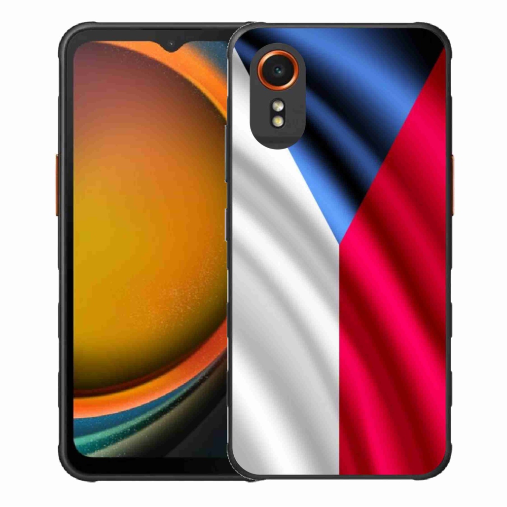 Gelový kryt mmCase na Samsung Galaxy Xcover 7 - česká vlajka