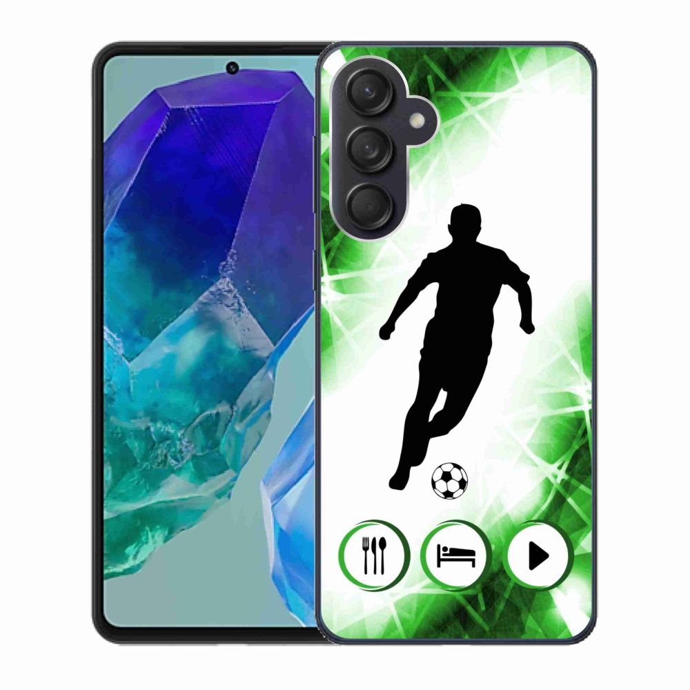 Gelový kryt mmCase na Samsung Galaxy M55 5G - fotbalista