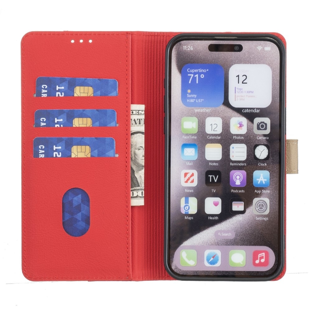 BNF DUO knížkové pouzdro na Samsung Galaxy A06 4G - červené