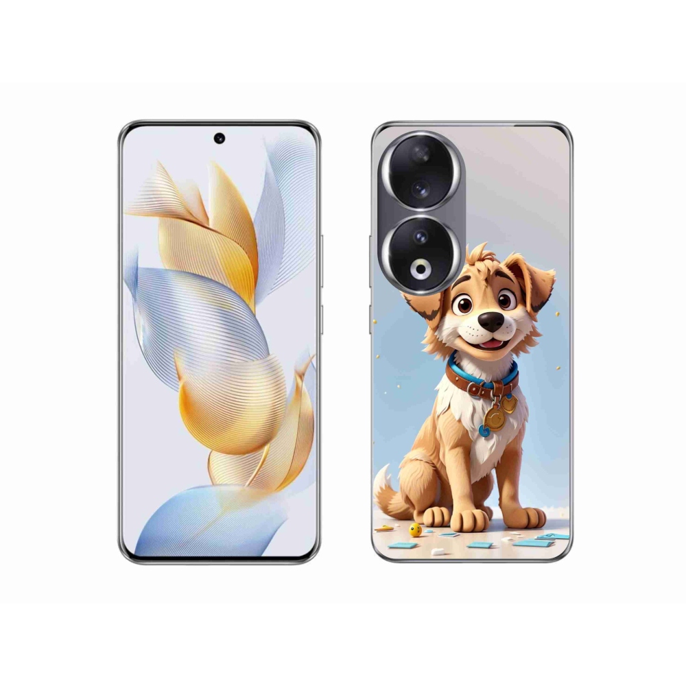 Gelový kryt mmCase na Honor 90 - kreslené štěně