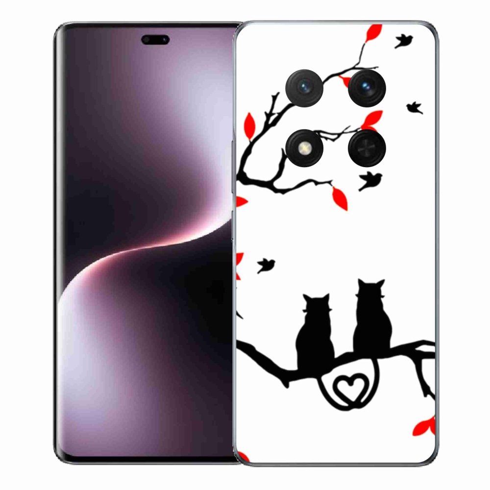 Gelový kryt mmCase na Honor Magic 7 Lite 5G - kočičí láska