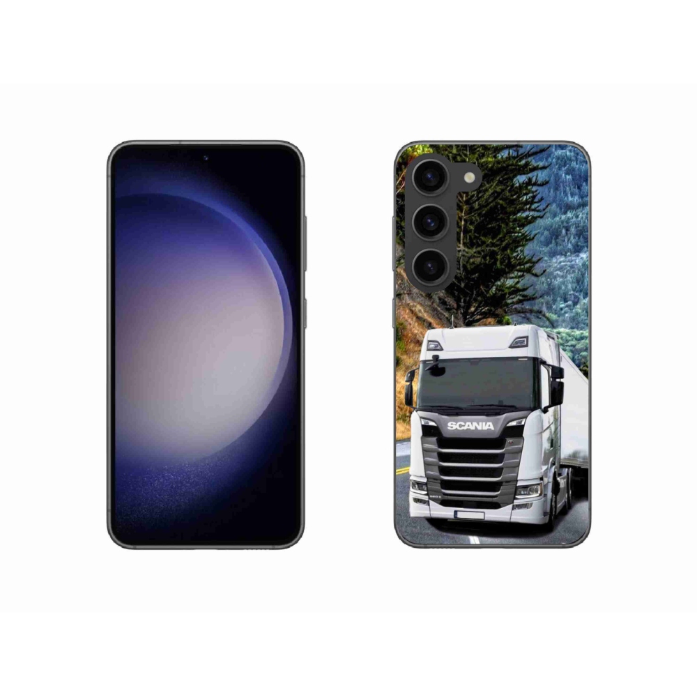 Gelový kryt mmCase na Samsung Galaxy S23 5G - kamion 1