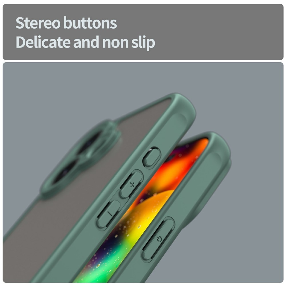 Proof gelový obal s pevnými zády na iPhone 17 - zelený
