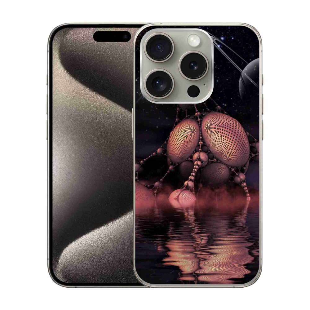 Gelový kryt mmCase na iPhone 15 Pro - abstraktní motiv 19