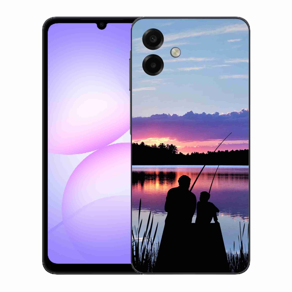 Gelový kryt mmCase na Samsung Galaxy A07 4G - rybaření 2