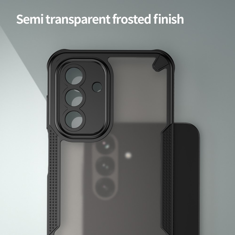 Frosted odolný kryt na Samsung Galaxy A26 5G - černý
