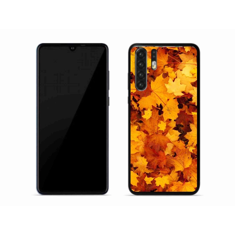 Gelový kryt mmCase na mobil Huawei P30 Pro - javorové listy