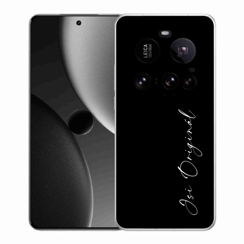 Gelový kryt mmCase na Xiaomi 15 Ultra - jsi originál černé pozadí