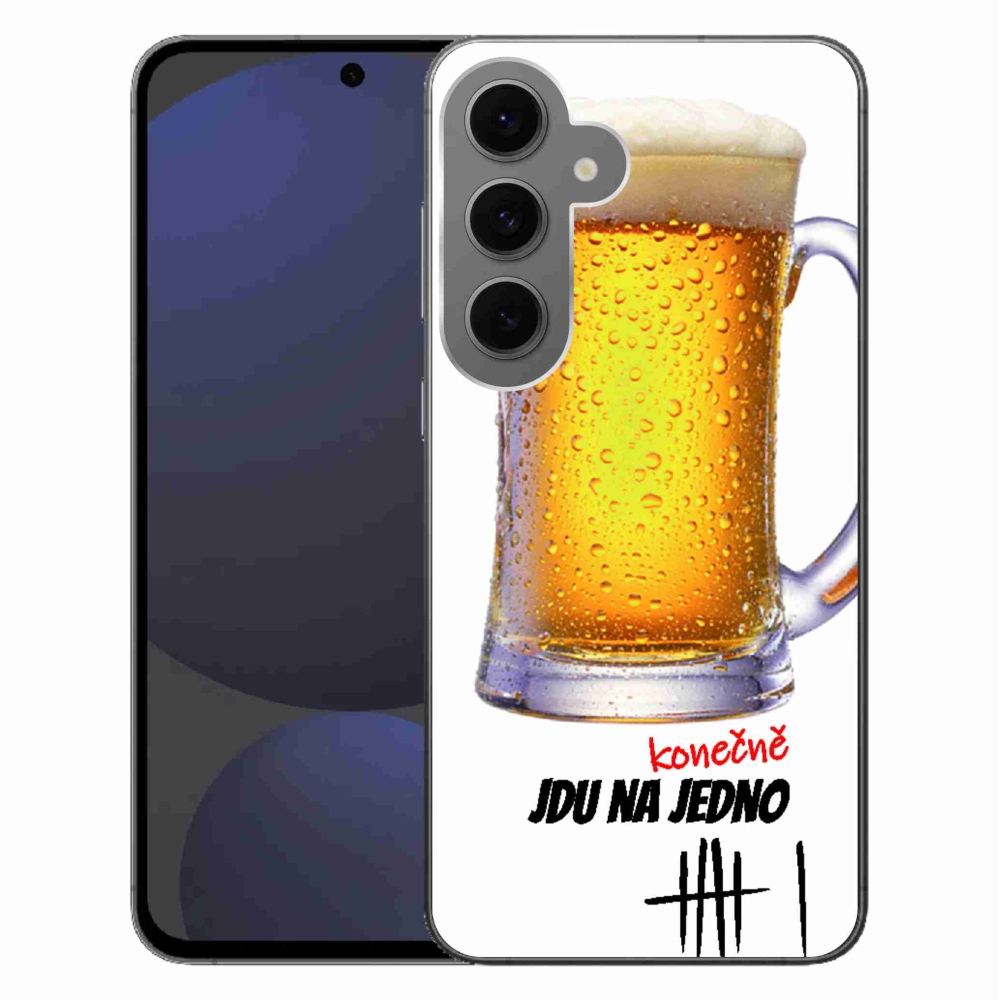 Gelový kryt mmCase na Samsung Galaxy S24 FE - jdu na jedno