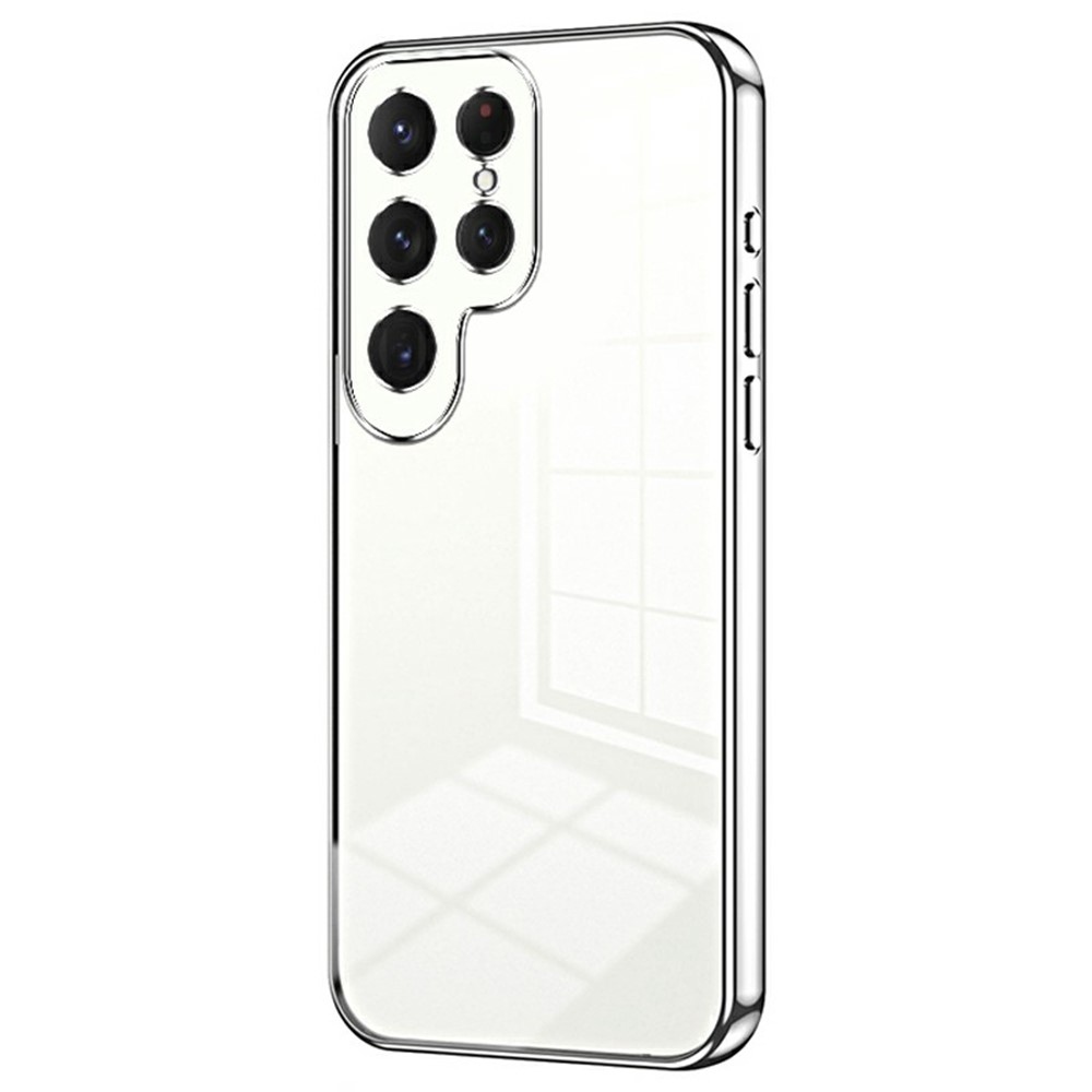 Electro gelový obal na Samsung Galaxy S25 Ultra - stříbrný