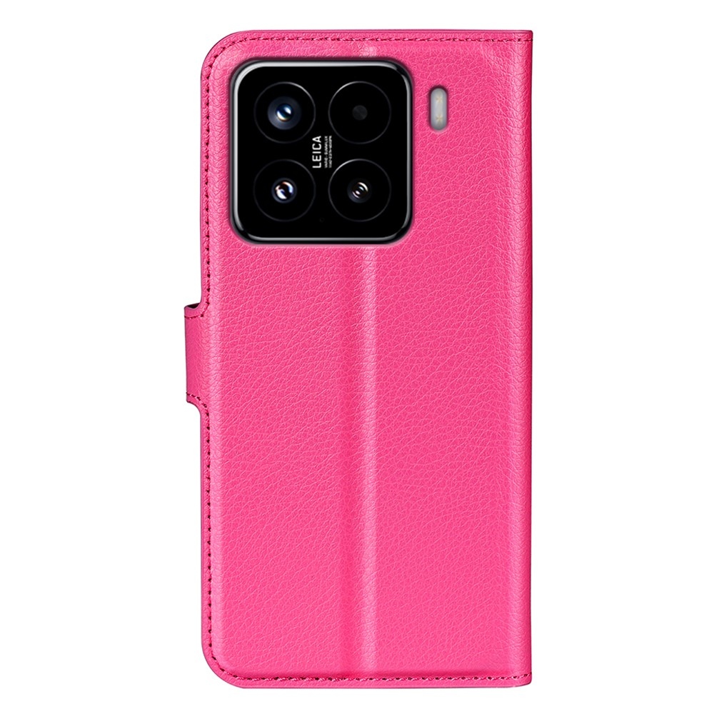 Litchi knížkové pouzdro na Xiaomi 15 - rose
