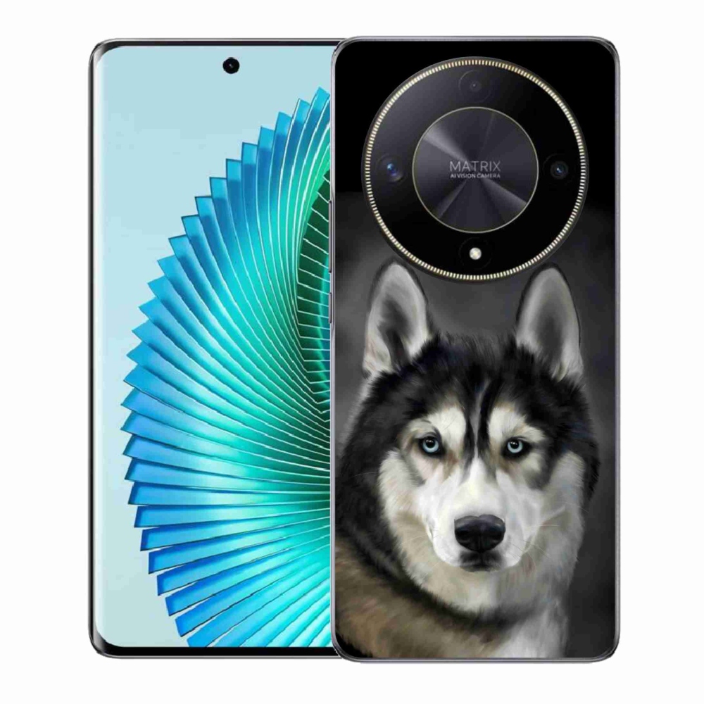 Gelový obal mmCase na Honor Magic 6 Lite 5G - husky